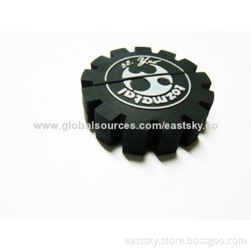 Customized Tire-shaped Thumb Drive, Made of Soft PVC Material, OEM Orders WelcomeNew